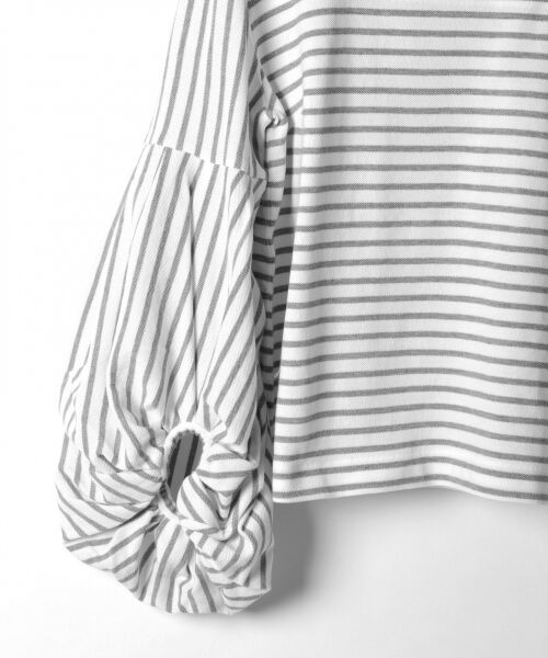 GRACE CONTINENTAL / グレースコンチネンタル Tシャツ | バルーンボーダートップ | 詳細7