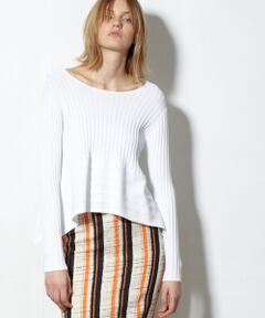 GRACE CONTINENTAL / グレースコンチネンタル ニット・セーター | イレギュラーヘムニットトップ