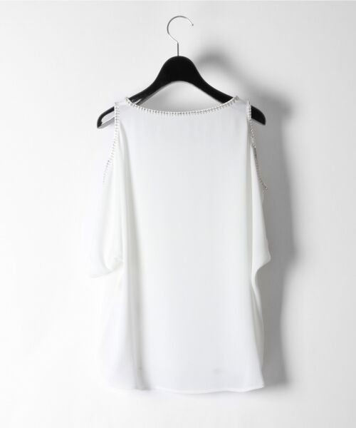 GRACE CONTINENTAL / グレースコンチネンタル Tシャツ | ショルダービジュートップ | 詳細1