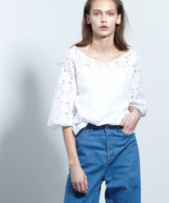 GRACE CONTINENTAL / グレースコンチネンタル Tシャツ | レースバルーントップ