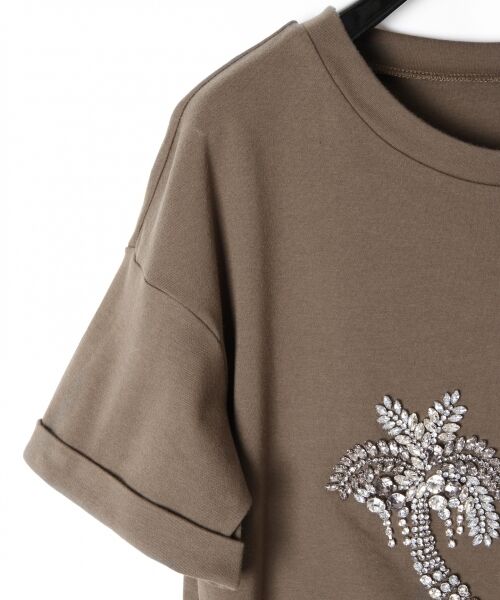 GRACE CONTINENTAL / グレースコンチネンタル Tシャツ | パーム刺繍Tシャツ | 詳細6
