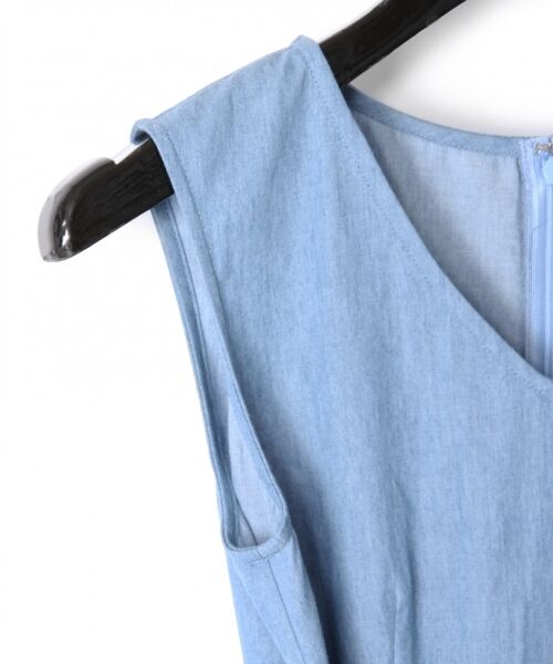 GRACE CONTINENTAL / グレースコンチネンタル Tシャツ | リボンデニムノースリーブ | 詳細9