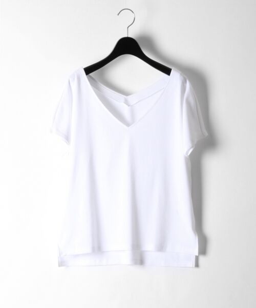 GRACE CONTINENTAL / グレースコンチネンタル Tシャツ | Vネックルーズトップ | 詳細3