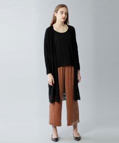 GRACE CONTINENTAL / グレースコンチネンタル その他パンツ | シルクベルベットパンツ