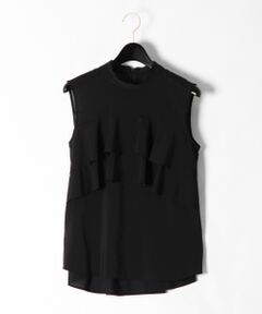 GRACE CONTINENTAL / グレースコンチネンタル Tシャツ | スタンドフリルノースリーブ