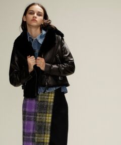 GRACE CONTINENTAL / グレースコンチネンタル レザーブルゾン・ジャケット | レザーボンディングジャケット