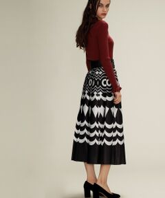 GRACE CONTINENTAL / グレースコンチネンタル ミニ・ひざ丈スカート | キカプリントプリーツスカート