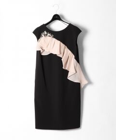 GRACE CONTINENTAL / グレースコンチネンタル ドレス | 配色フリルドレス