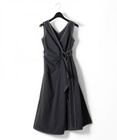 GRACE CONTINENTAL / グレースコンチネンタル ミニ丈・ひざ丈ワンピース | 配色ステッチドレス