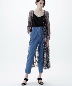 GRACE CONTINENTAL / グレースコンチネンタル ミニ丈・ひざ丈ワンピース | フラワーチュール刺繍ガウン