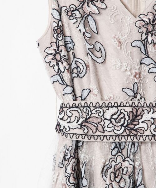 GRACE CONTINENTAL / グレースコンチネンタル ドレス | 刺繍ベルトドレス | 詳細4