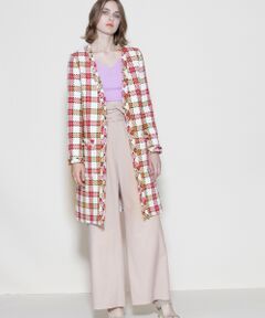 GRACE CONTINENTAL / グレースコンチネンタル その他アウター | チェックツイードコート