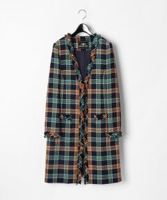 GRACE CONTINENTAL / グレースコンチネンタル その他アウター | チェックツイードコート