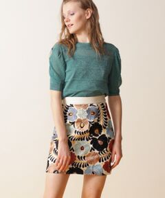 GRACE CONTINENTAL / グレースコンチネンタル ニット・セーター | シアーラメニットトップ