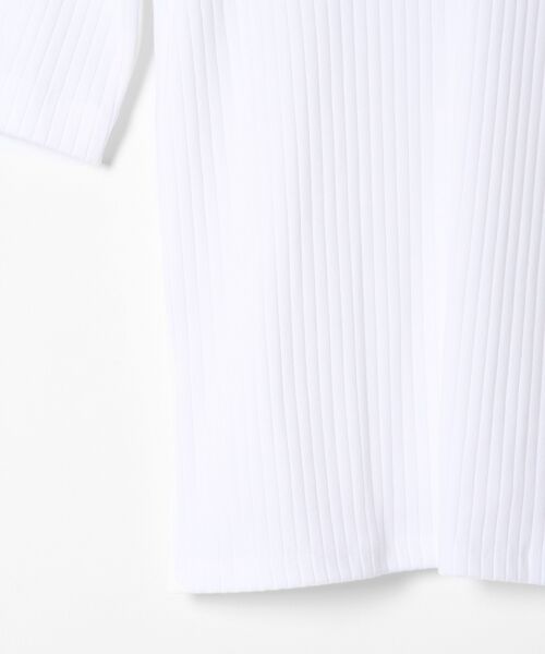GRACE CONTINENTAL / グレースコンチネンタル Tシャツ | 針抜きフライス五分袖トップ | 詳細5