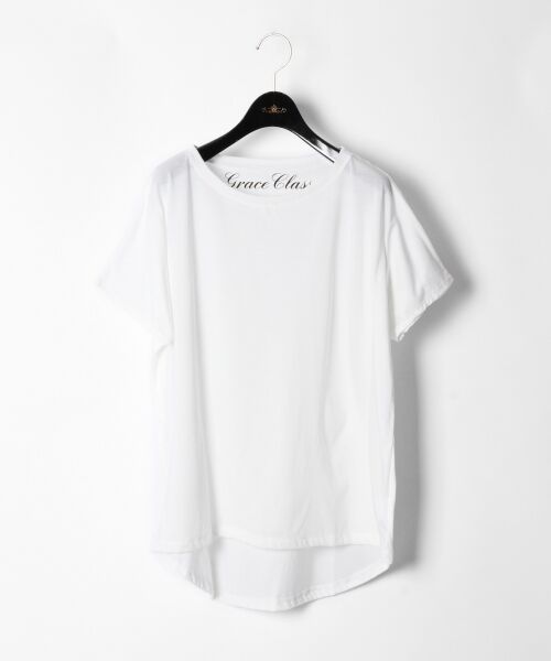 GRACE CONTINENTAL / グレースコンチネンタル Tシャツ | ドルマンシルケットTシャツ | 詳細3