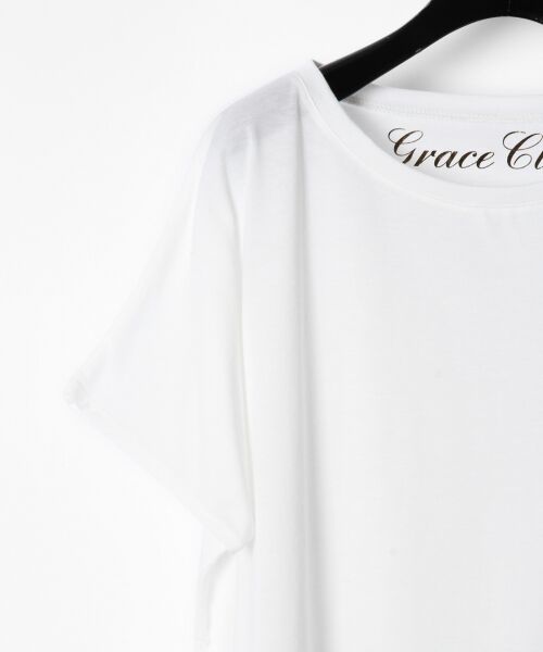 GRACE CONTINENTAL / グレースコンチネンタル Tシャツ | ドルマンシルケットTシャツ | 詳細4