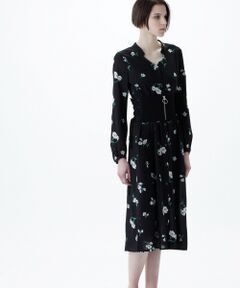 GRACE CONTINENTAL / グレースコンチネンタル ミニ丈・ひざ丈ワンピース | ジョーゼットフラワー刺繍ワンピース