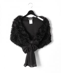 GRACE CONTINENTAL / グレースコンチネンタル マフラー・ショール・スヌード・ストール | テープ刺繍ストール