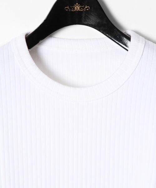 GRACE CONTINENTAL / グレースコンチネンタル Tシャツ | リブカット7分袖トップ | 詳細1