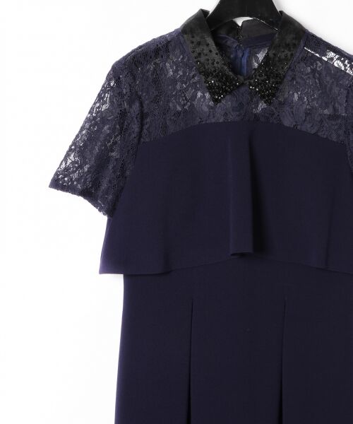 GRACE CONTINENTAL / グレースコンチネンタル ドレス | オーガン刺繍衿ワンピース | 詳細9