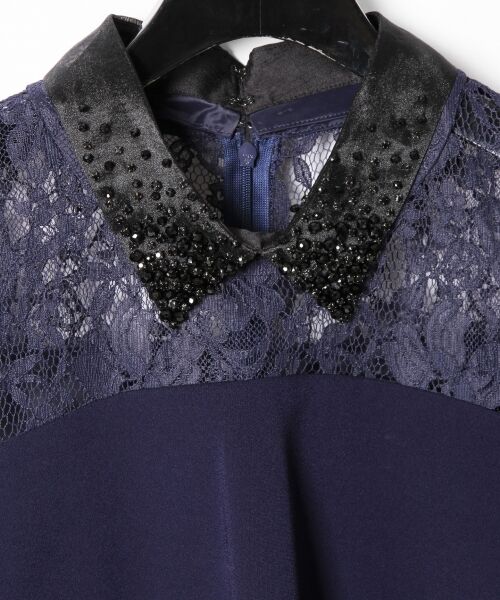 GRACE CONTINENTAL / グレースコンチネンタル ドレス | オーガン刺繍衿ワンピース | 詳細10