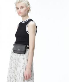 GRACE CONTINENTAL / グレースコンチネンタル ニット・セーター | ラインリブニットノースリーブ