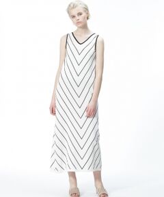 GRACE CONTINENTAL / グレースコンチネンタル ミニ丈・ひざ丈ワンピース | バイアスニットワンピース