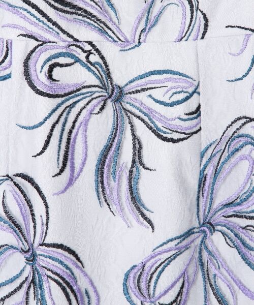 GRACE CONTINENTAL / グレースコンチネンタル ドレス | リボンチュール刺繍ワンピース | 詳細3