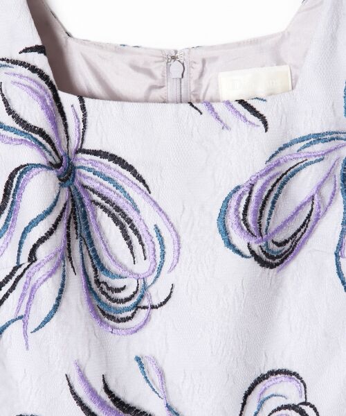 GRACE CONTINENTAL / グレースコンチネンタル ドレス | リボンチュール刺繍ワンピース | 詳細1