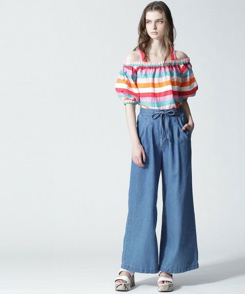 GRACE CONTINENTAL / グレースコンチネンタル シャツ・ブラウス | マルチボーダーリネントップ | 詳細3