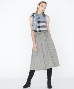 GRACE CONTINENTAL / グレースコンチネンタル ミニ・ひざ丈スカート | タフタチェックスカート