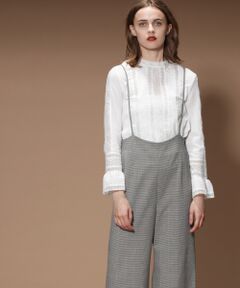 GRACE CONTINENTAL / グレースコンチネンタル トップス | レースコットンボイルトップ