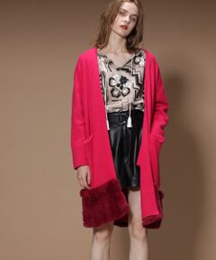 GRACE CONTINENTAL / グレースコンチネンタル カーディガン・ボレロ | ヘムファーニットカーディガン