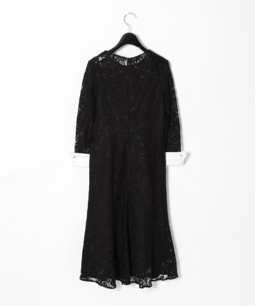 グレースコンチネンタル ワンピース シルク フォーマル カジュアル ドレス 黒