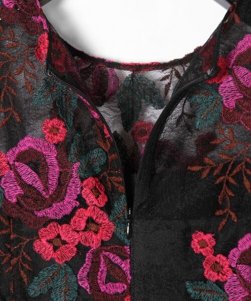 GRACE CONTINENTAL / グレースコンチネンタル ドレス | チュールフラワー刺繍ワンピース | 詳細18