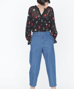 GRACE CONTINENTAL / グレースコンチネンタル デニムパンツ | デニムテーパードパンツ-D