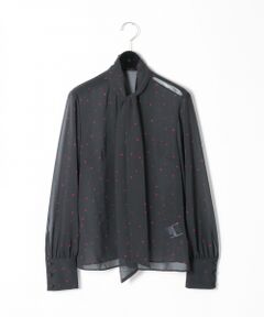 GRACE CONTINENTAL / グレースコンチネンタル トップス | ドットプリントブラウス