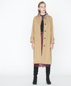 GRACE CONTINENTAL / グレースコンチネンタル ステンカラーコート | ステンカラーロングコート