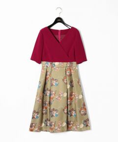 GRACE CONTINENTAL / グレースコンチネンタル ドレス | トリアセジャガードワンピース