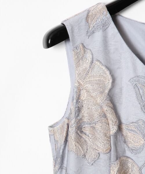GRACE CONTINENTAL / グレースコンチネンタル ドレス | 刺繍ビッグフラワーワンピース | 詳細12