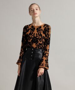 GRACE CONTINENTAL / グレースコンチネンタル ニット・セーター | フクレジャガードニットトップ