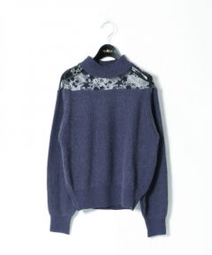 GRACE CONTINENTAL / グレースコンチネンタル ニット・セーター | プラネット刺繍トップ