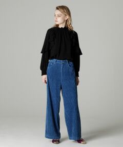 GRACE CONTINENTAL / グレースコンチネンタル その他パンツ | インディゴコールパンツ