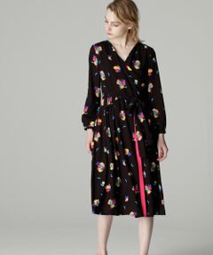 GRACE CONTINENTAL / グレースコンチネンタル ミニ丈・ひざ丈ワンピース | フラワーカシュクールワンピース