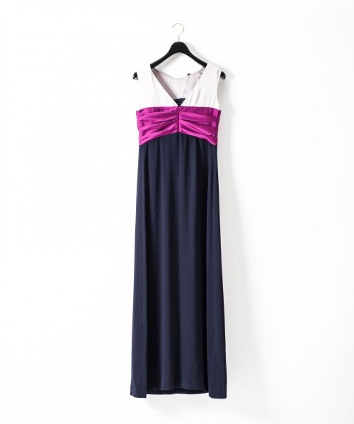 GRACE CONTINENTAL / グレースコンチネンタル ドレス | リボン配色ロングドレス | 詳細11