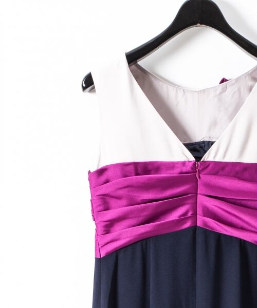 GRACE CONTINENTAL / グレースコンチネンタル ドレス | リボン配色ロングドレス | 詳細12