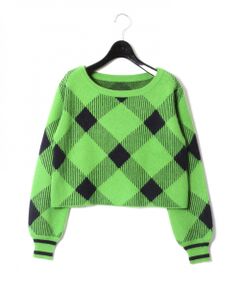 GRACE CONTINENTAL / グレースコンチネンタル ニット・セーター | チェックニットトップ