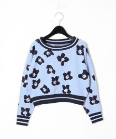 GRACE CONTINENTAL / グレースコンチネンタル ニット・セーター | フラワーニットジャガードトップ