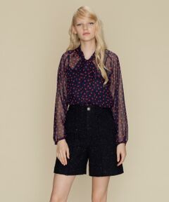 GRACE CONTINENTAL / グレースコンチネンタル トップス | ランダムドットボウタイブラウス